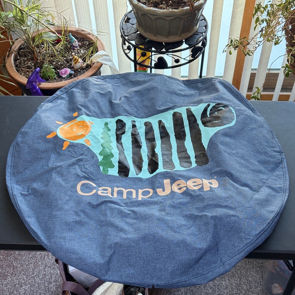 Camp Jeep Spare Tire Cover